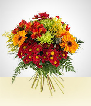 Flores - Bouquet multicolor