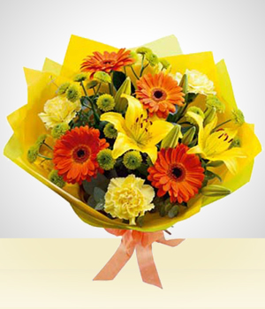 Felicitaciones - Bouquet Primaveral